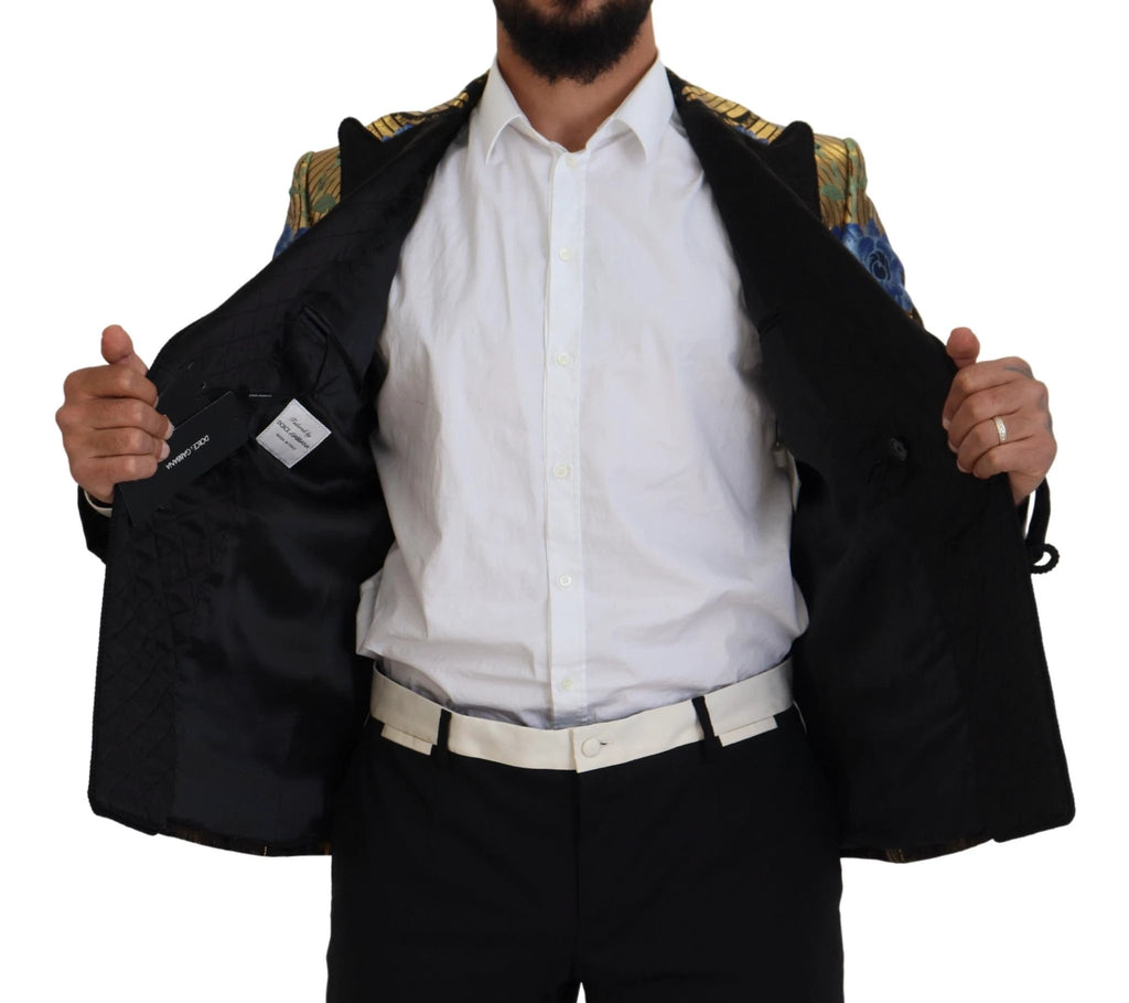 Veste croisée Dolce &amp; Gabbana en lurex doré