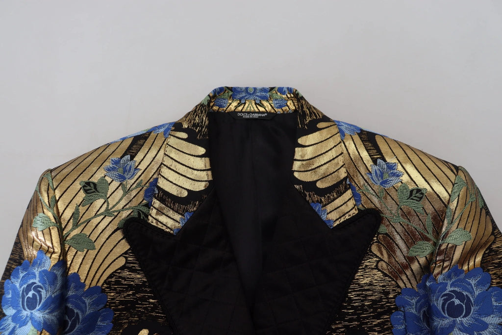 Veste croisée Dolce &amp; Gabbana en lurex doré