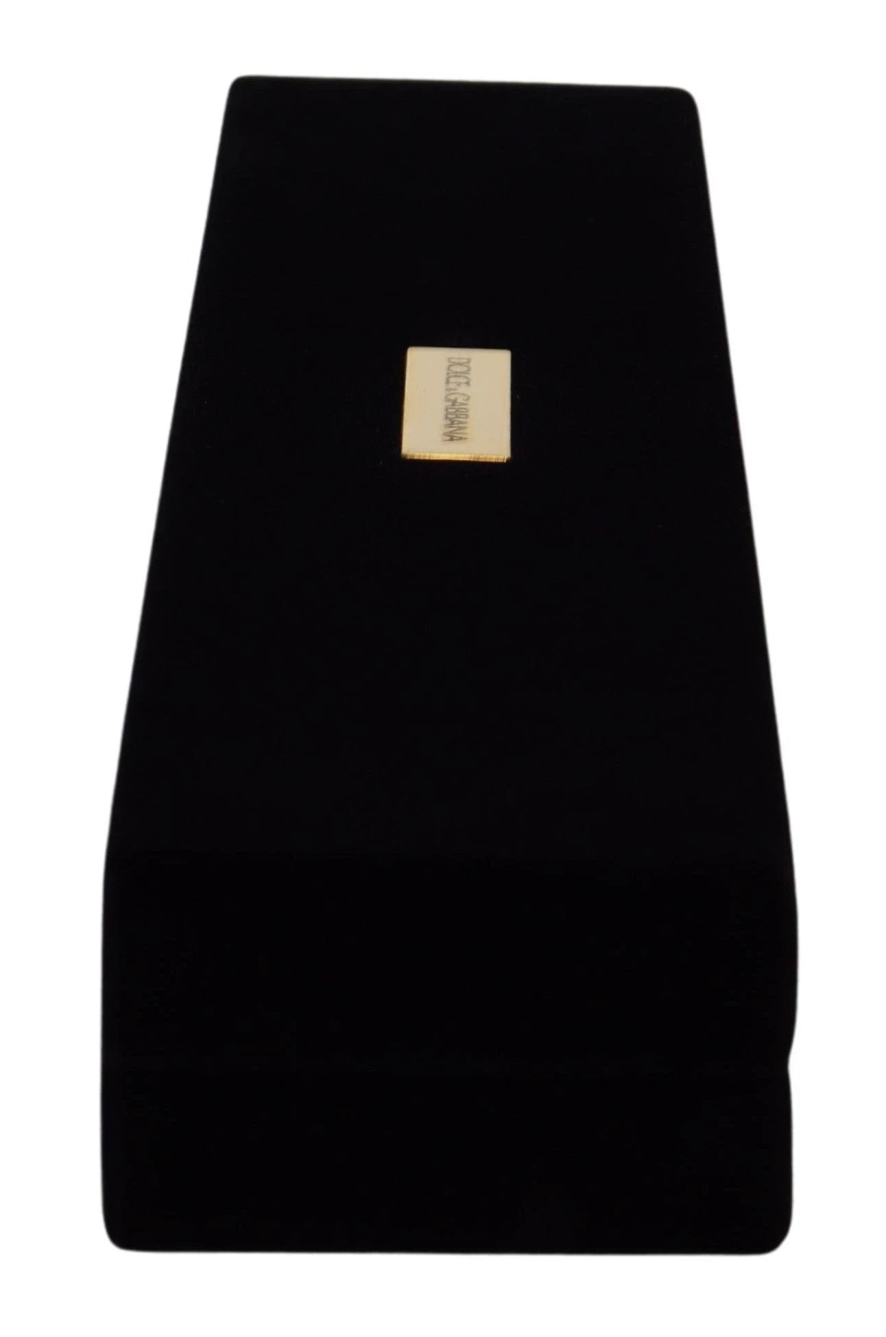 Dolce & Gabbana Black Velvet Logo Plaque Storage Bracelet Jewelry Box by Dolce & Gabbana