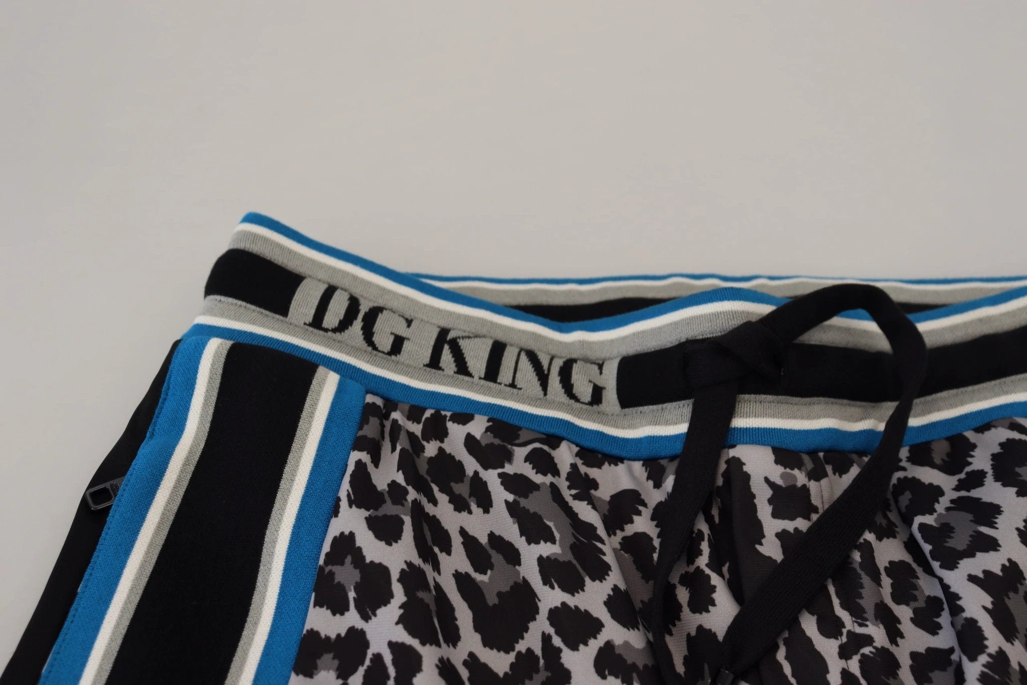 Dolce & Gabbana Multicolor DG King Leopard Print Jogger Pants by Dolce & Gabbana