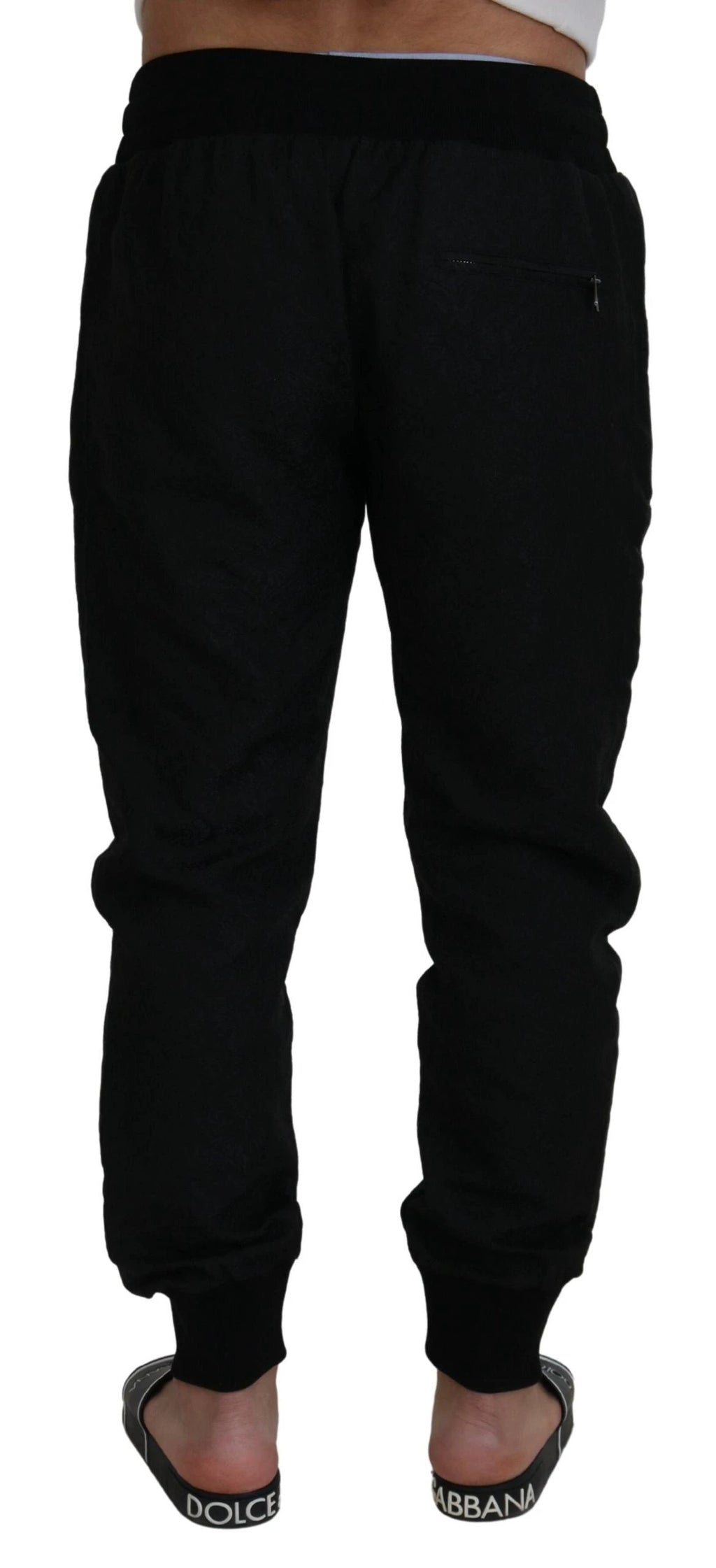 Dolce & Gabbana Black Men Casual Jogger Pants by Dolce & Gabbana