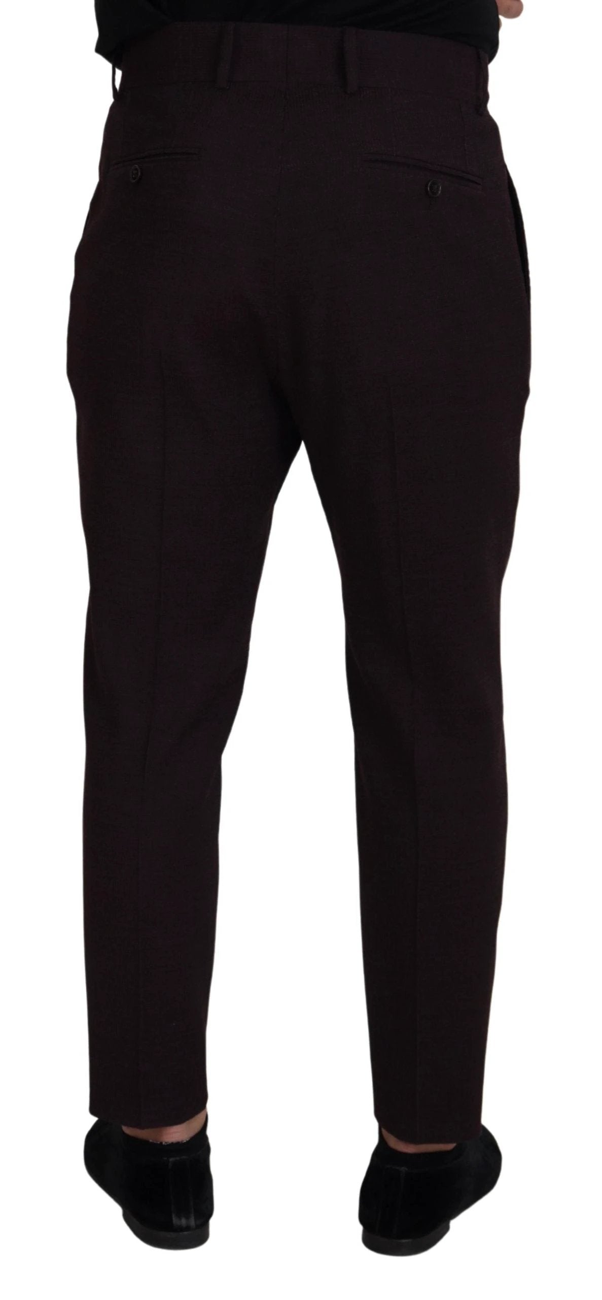 Dolce & Gabbana Brown Cotton Chino Men Pants by Dolce & Gabbana