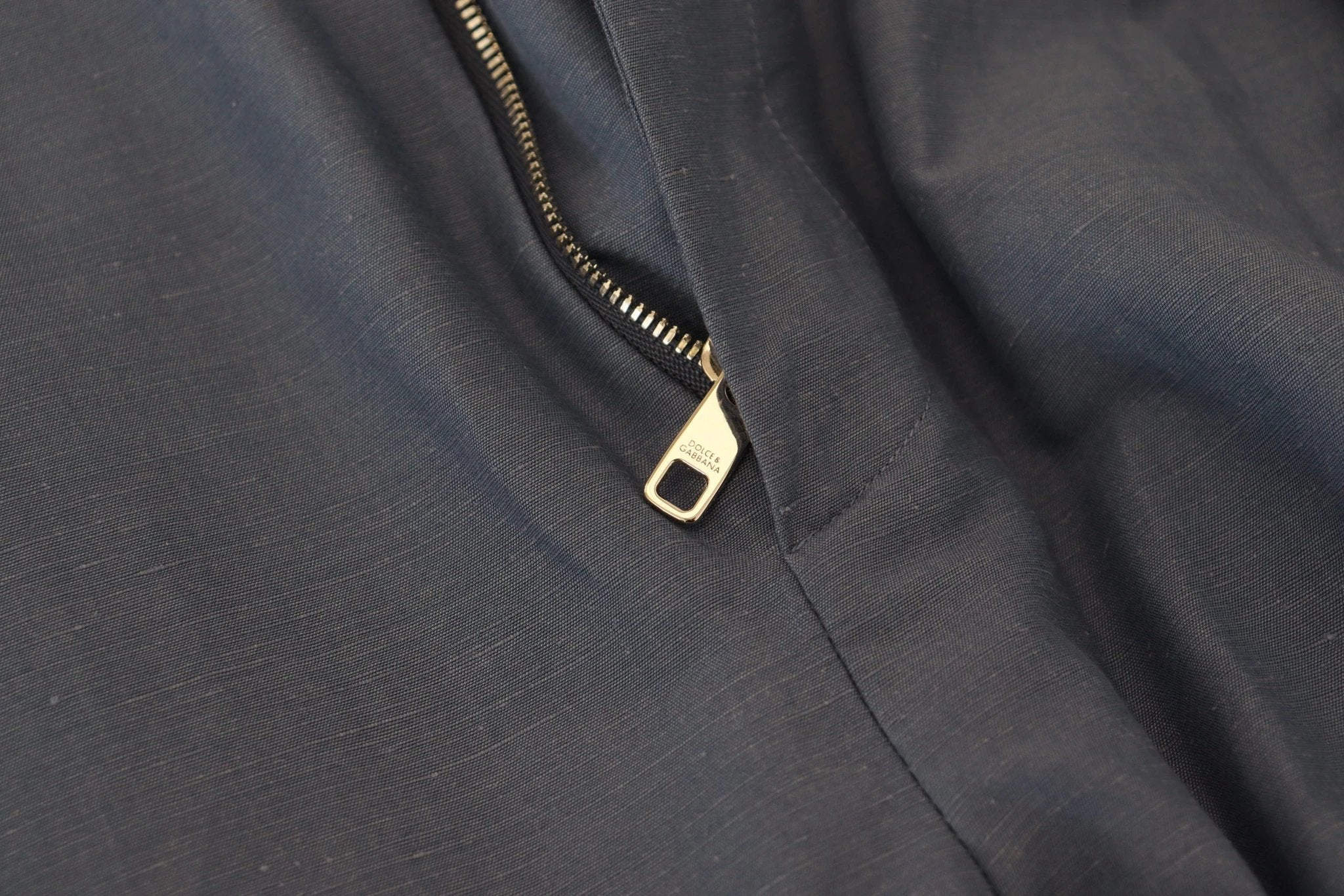 Dolce & Gabbana Blue Linen Chino Men Formal Pants by Dolce & Gabbana