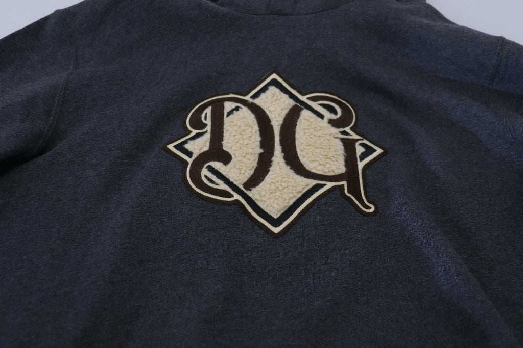 Dolce & Gabbana Gray Logo Cotton Hooded Sweatshirt Sweater by Dolce & Gabbana