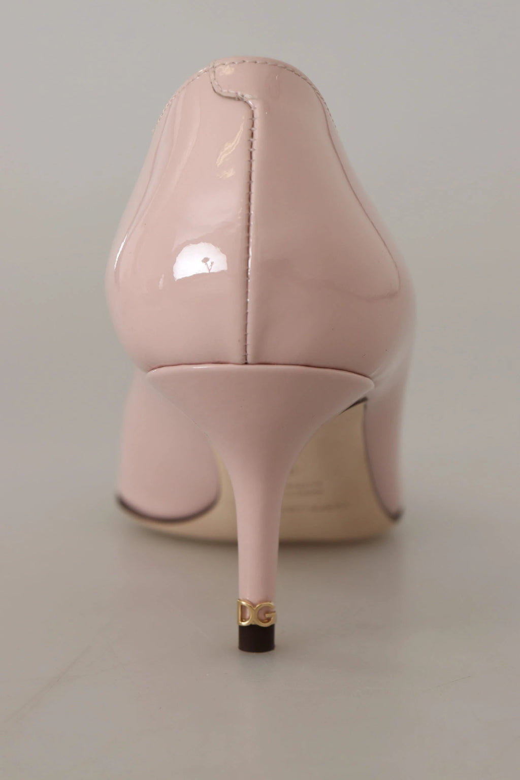 Dolce & Gabbana Pink Patent Leather Kitten Heels Pumps Shoes by Dolce & Gabbana