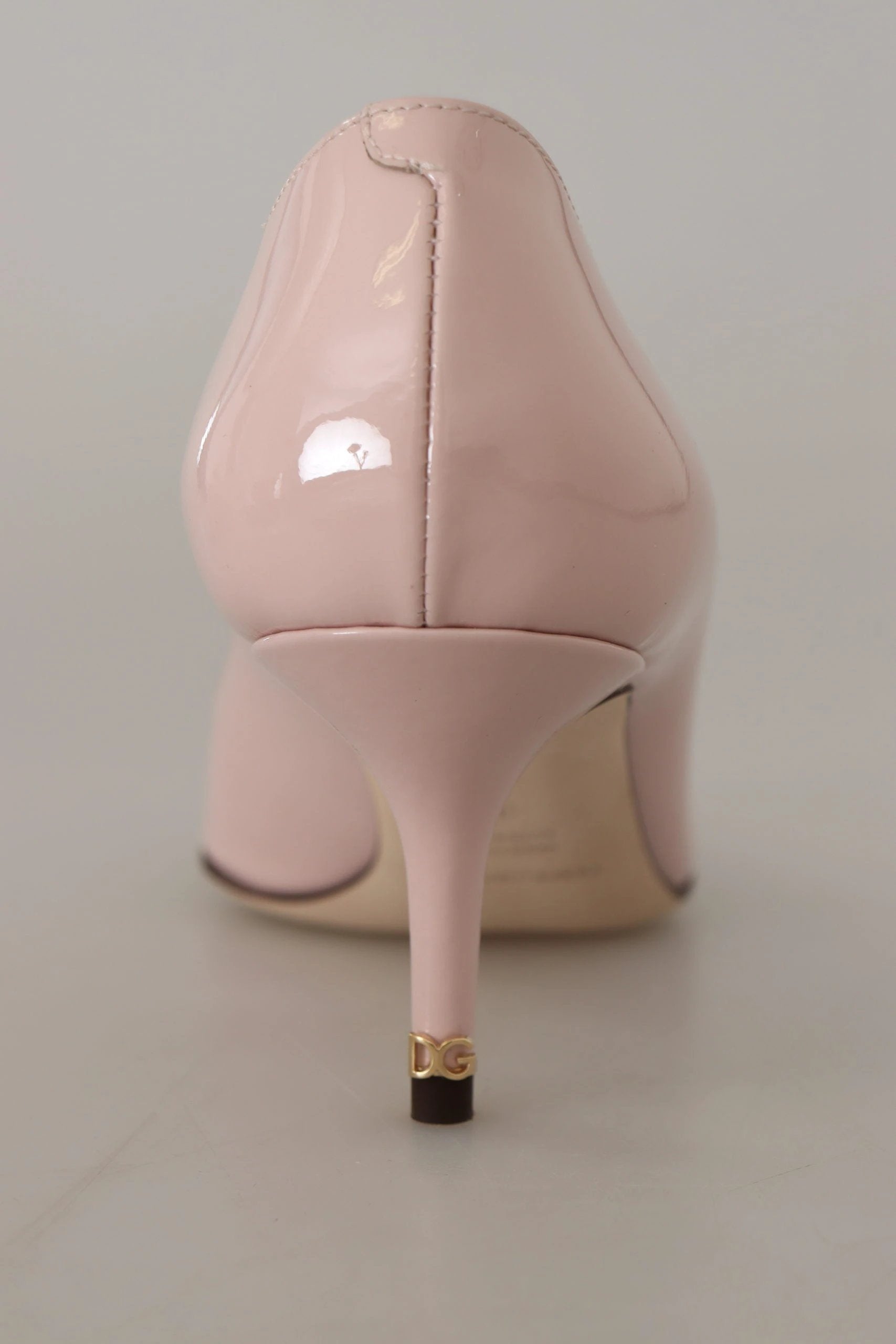 Dolce & Gabbana Pink Patent Leather Kitten Heels Pumps Shoes by Dolce & Gabbana