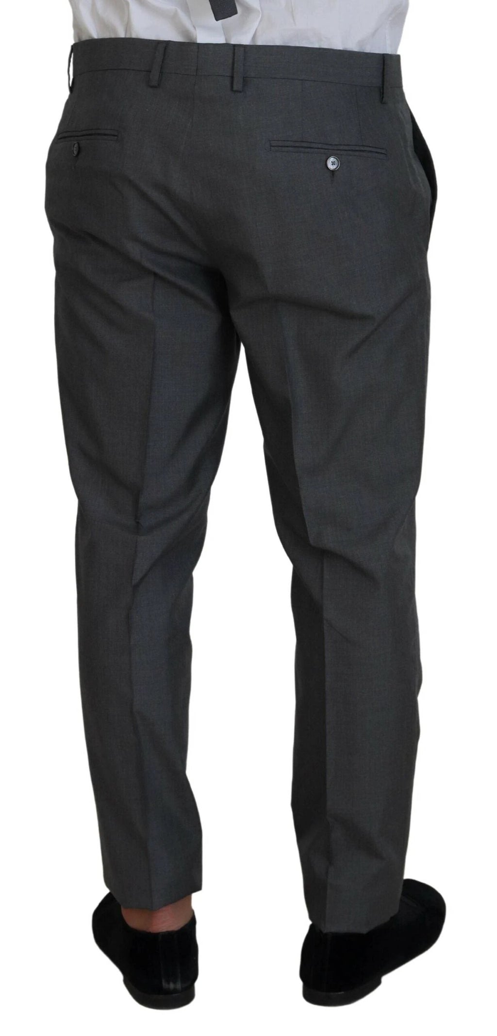 Dolce & Gabbana Gray MARTINI 3 Piece Slim Fit Suit by Dolce & Gabbana