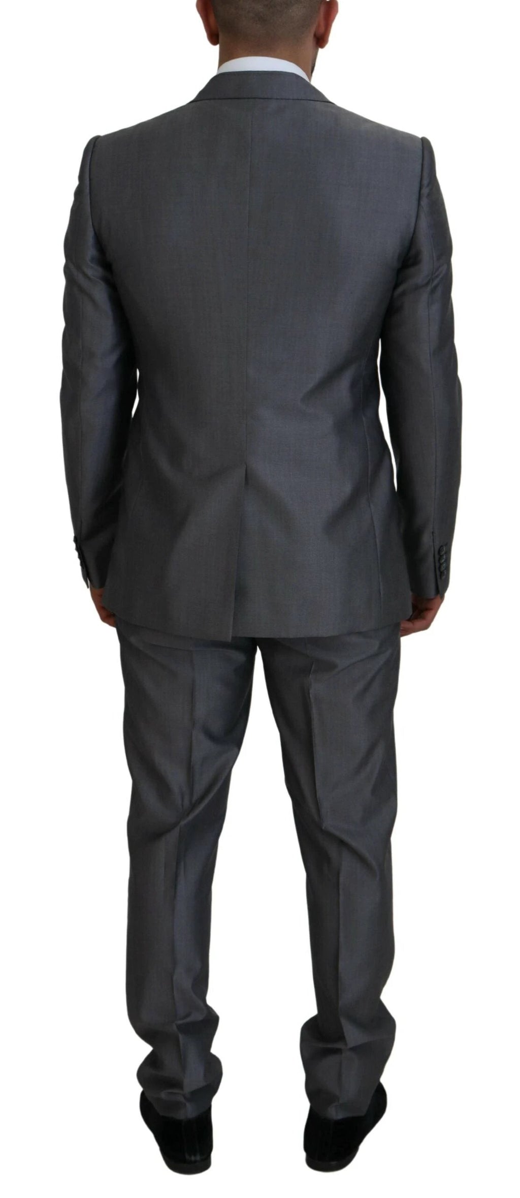 Dolce & Gabbana Gray SICILIA 3 Piece Slim Fit Suit by Dolce & Gabbana