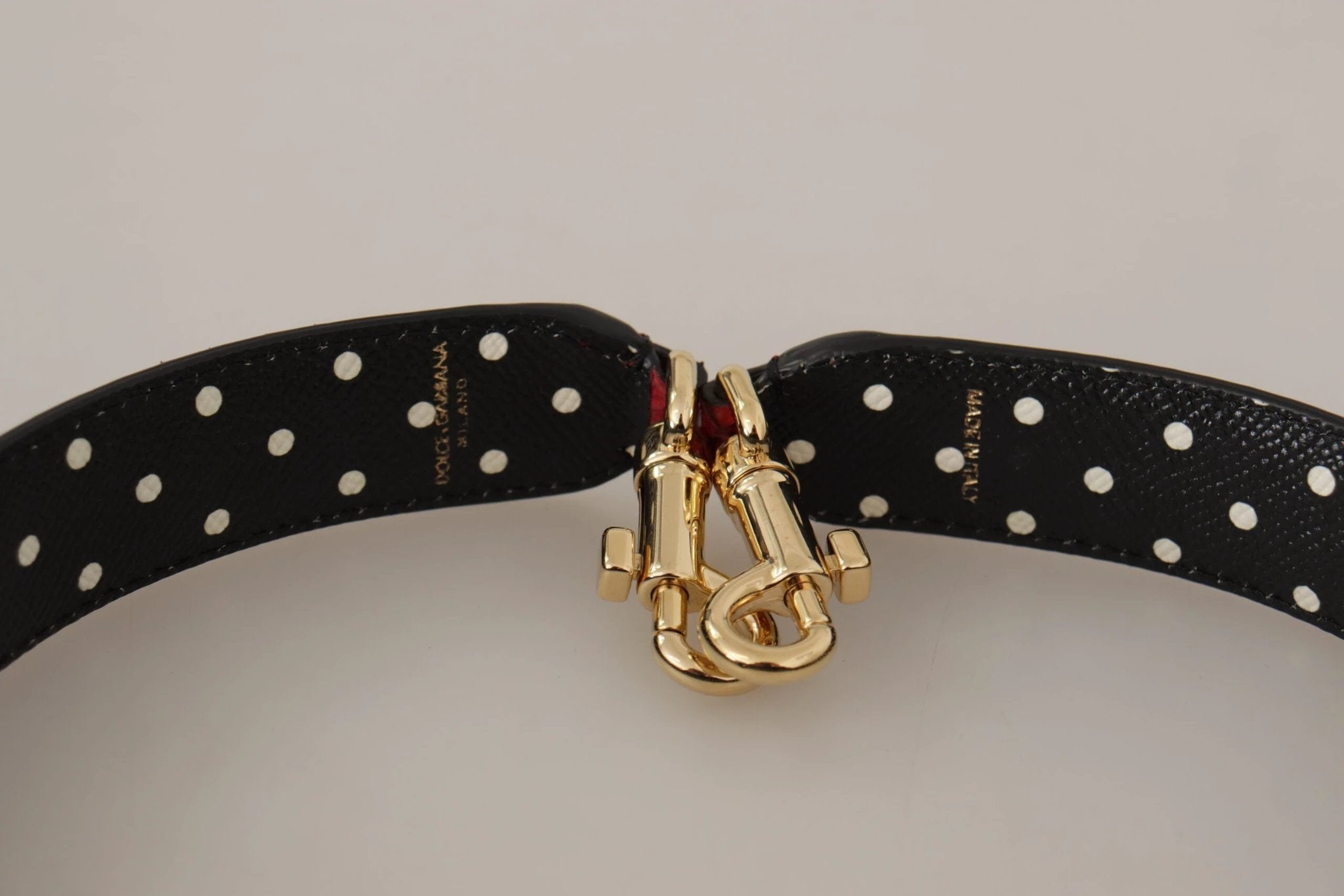 Dolce & Gabbana Red Exotic Leather Crystals Bag Shoulder Strap by Dolce & Gabbana