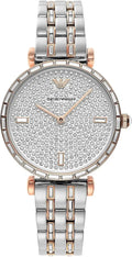 Montre Emporio Armani en acier argenté et quartz