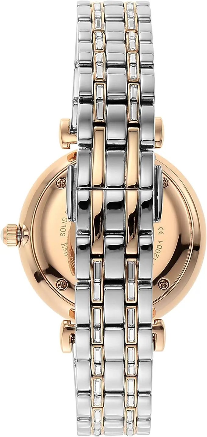 Montre Emporio Armani en acier argenté et quartz