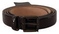 Dolce & Gabbana Black Patent Leather Logo Metal Waist Buckle Belt by Dolce & Gabbana