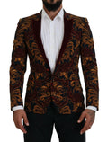 Dolce & Gabbana Multicolor Floral Single Breasted Martini Blazer by Dolce & Gabbana