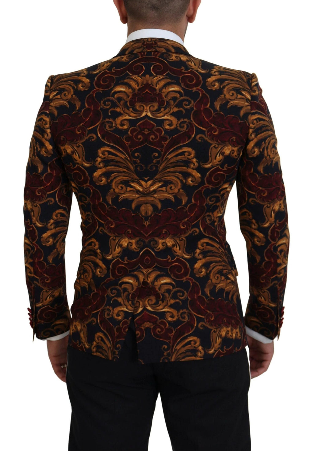 Dolce & Gabbana Multicolor Floral Single Breasted Martini Blazer by Dolce & Gabbana