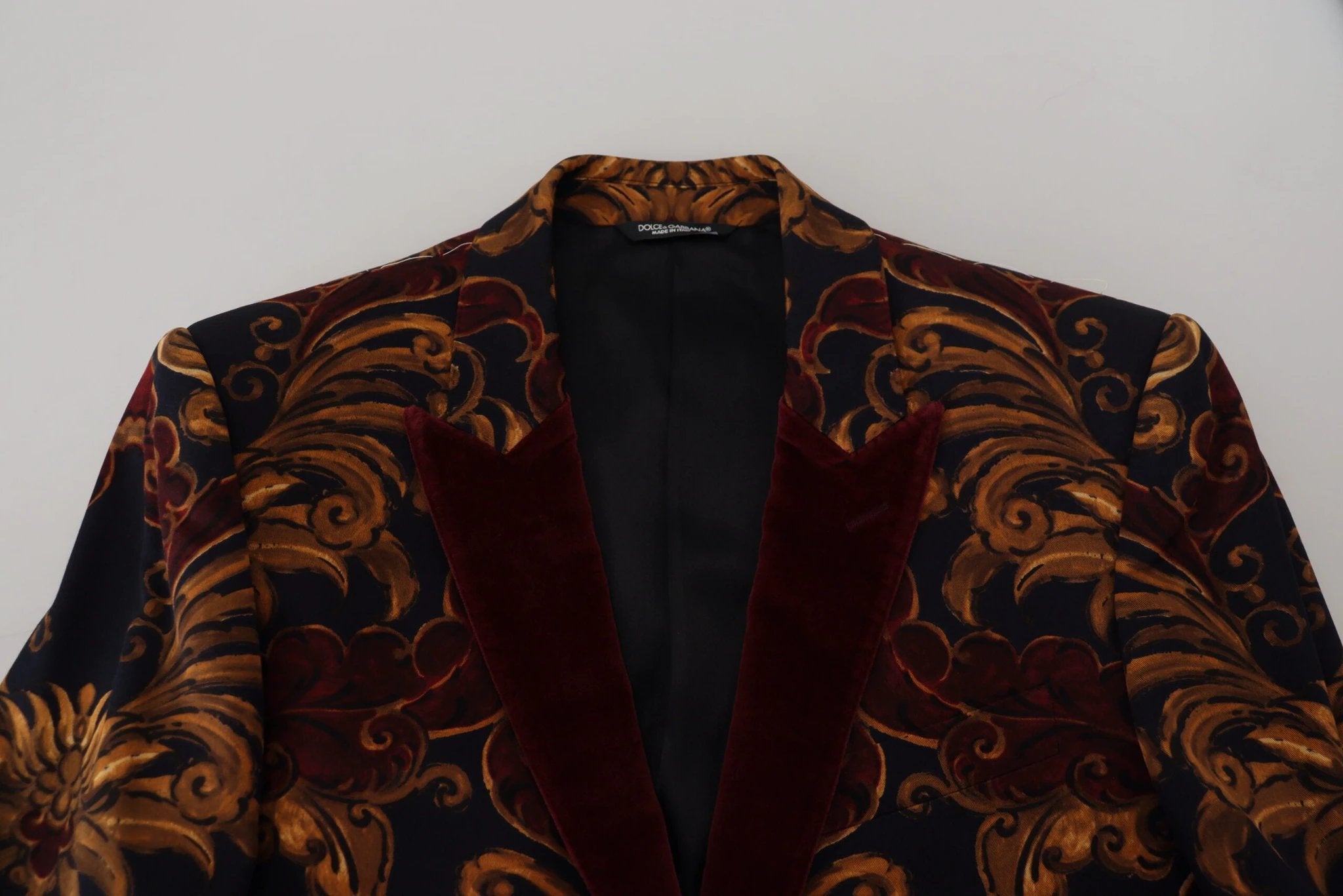 Dolce & Gabbana Multicolor Floral Single Breasted Martini Blazer by Dolce & Gabbana