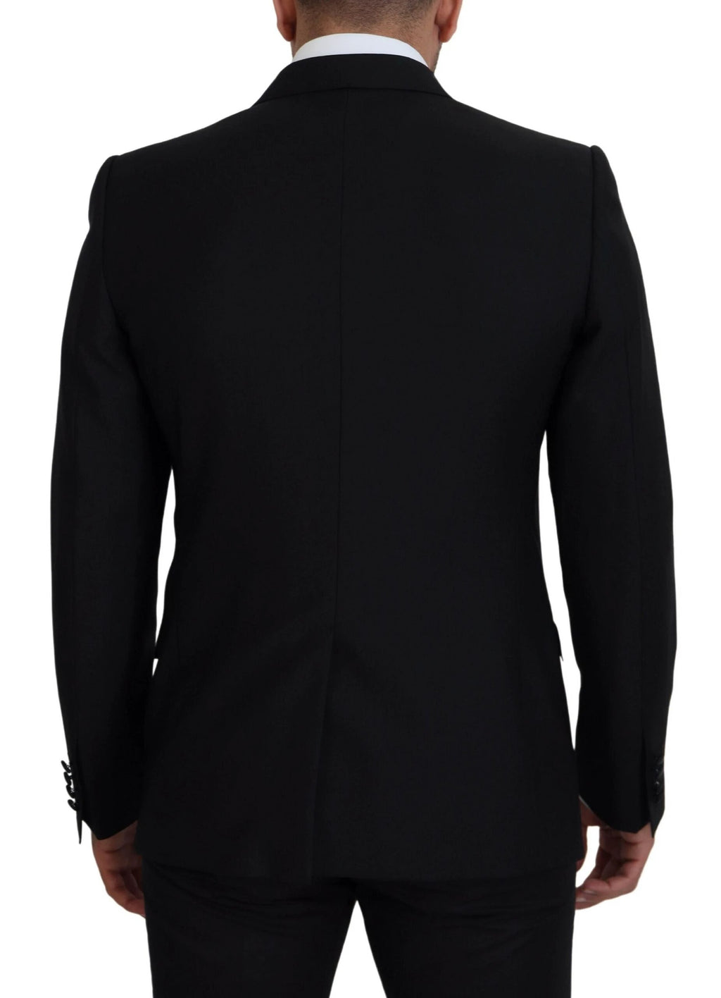Dolce & Gabbana Black Slim Fit Formal Martini Blazer by Dolce & Gabbana