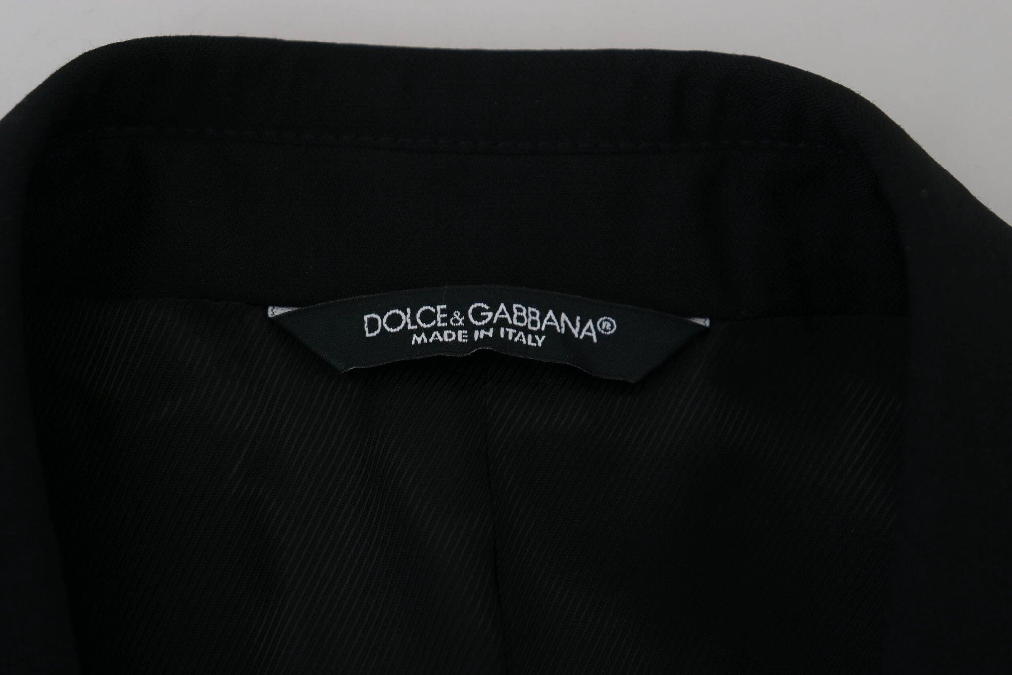 Dolce & Gabbana Black Slim Fit Formal Martini Blazer by Dolce & Gabbana