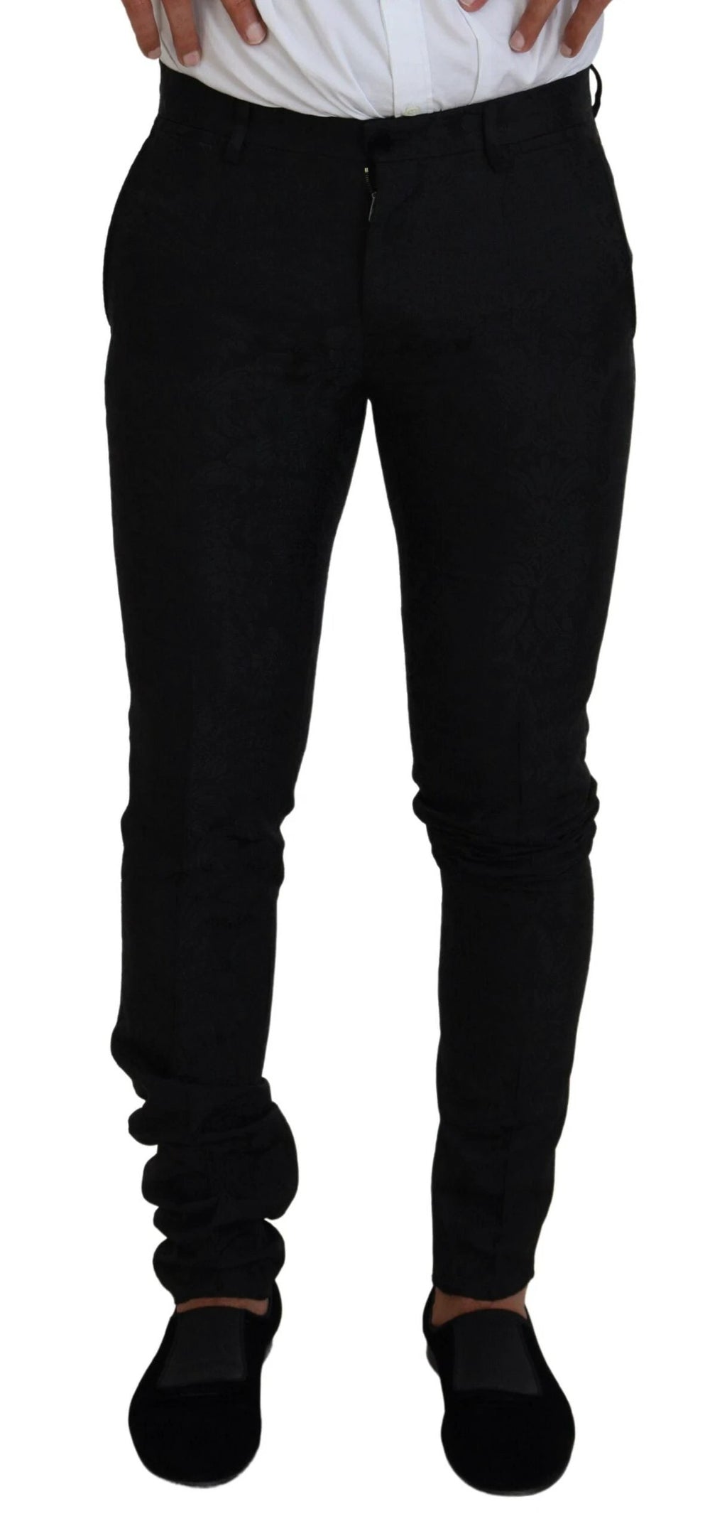 Dolce & Gabbana Black Polyester Men 2 Piece MARTINI Suit by Dolce & Gabbana