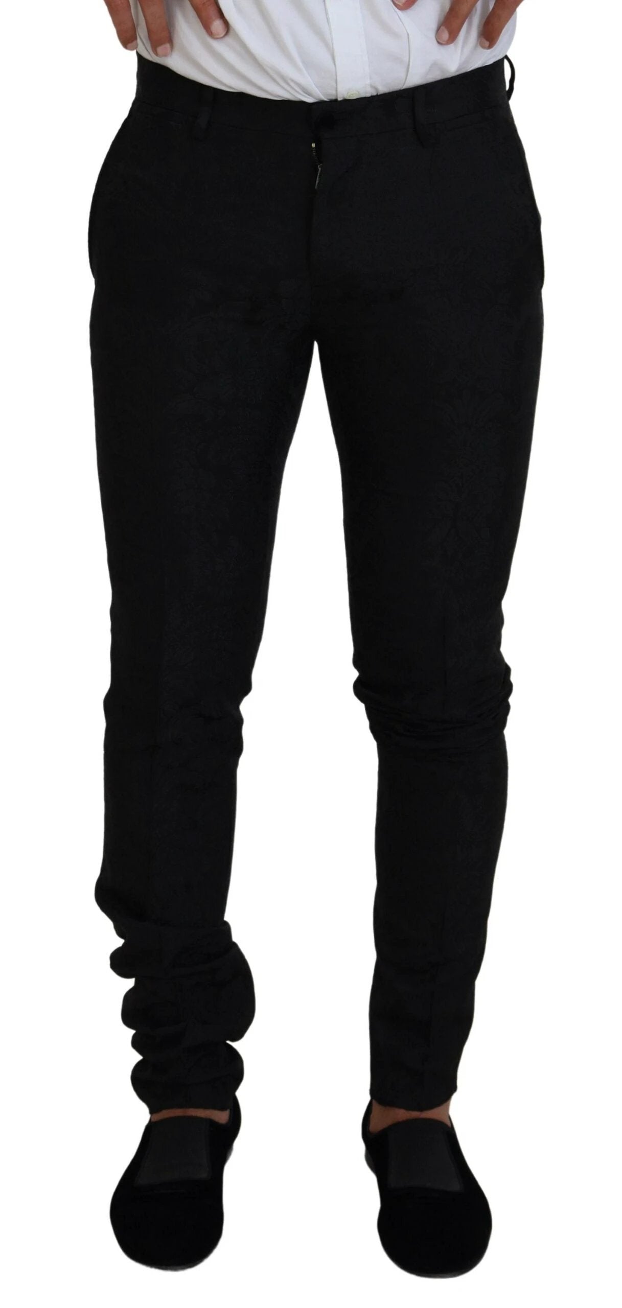 Dolce & Gabbana Black Polyester Men 2 Piece MARTINI Suit by Dolce & Gabbana