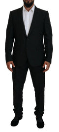 Dolce & Gabbana Black Single Breasted 2 Piece MARTINI Suit by Dolce & Gabbana