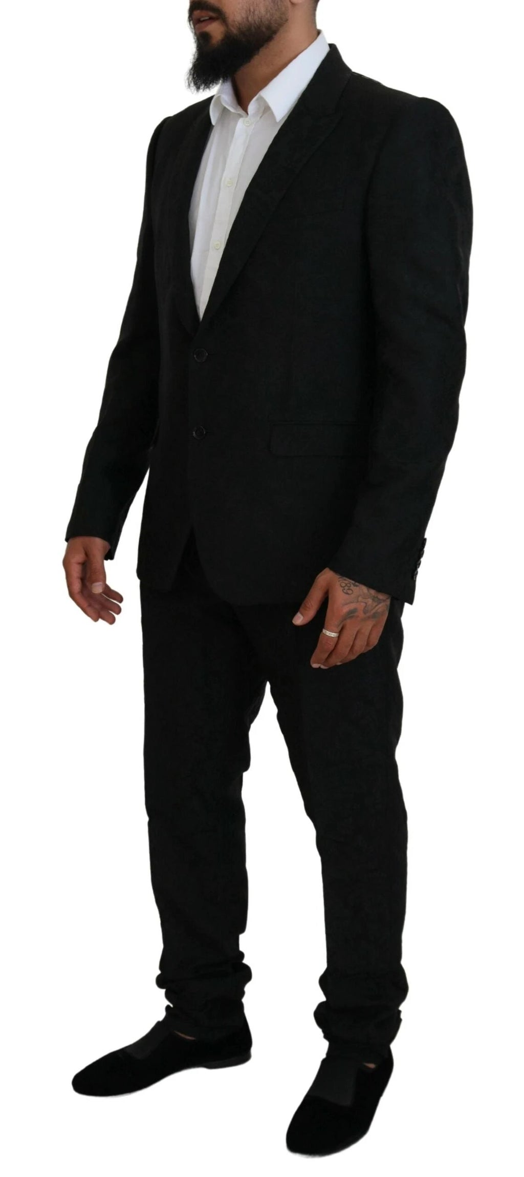 Dolce & Gabbana Black Single Breasted 2 Piece MARTINI Suit by Dolce & Gabbana