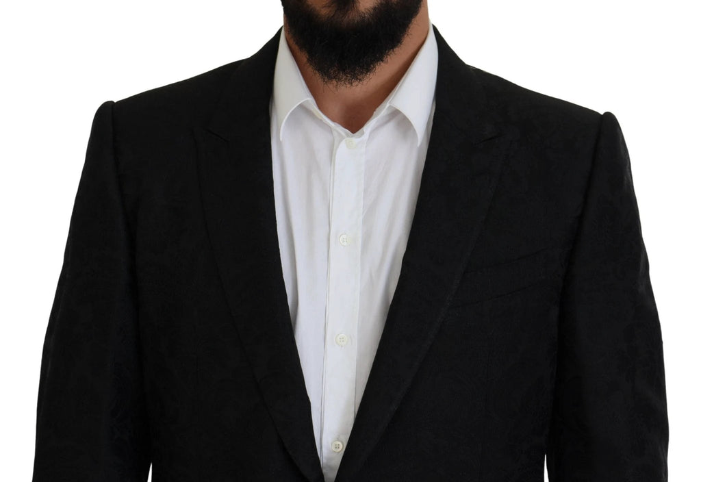 Dolce & Gabbana Black Single Breasted 2 Piece MARTINI Suit by Dolce & Gabbana