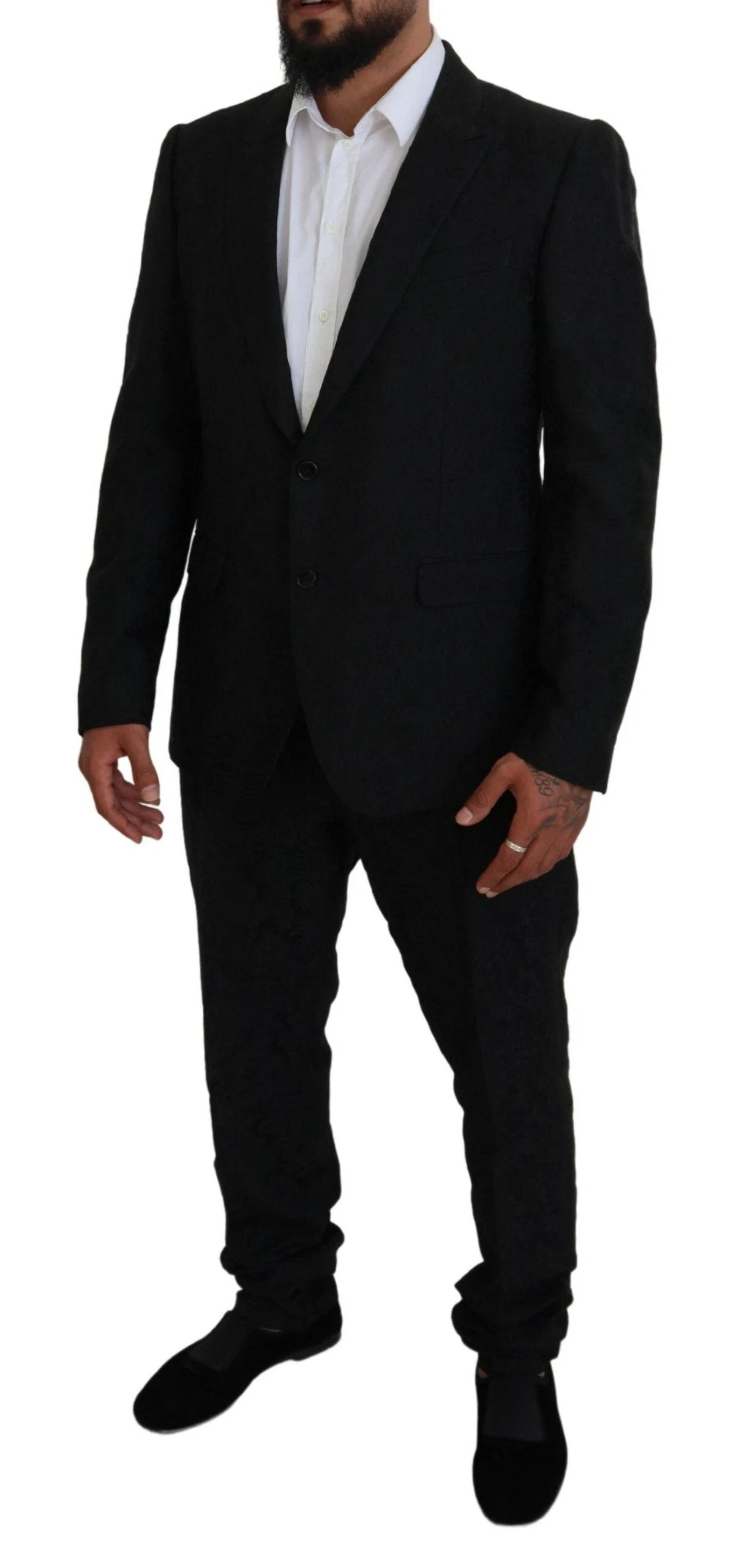 Dolce & Gabbana Black Single Breasted 2 Piece MARTINI Suit by Dolce & Gabbana
