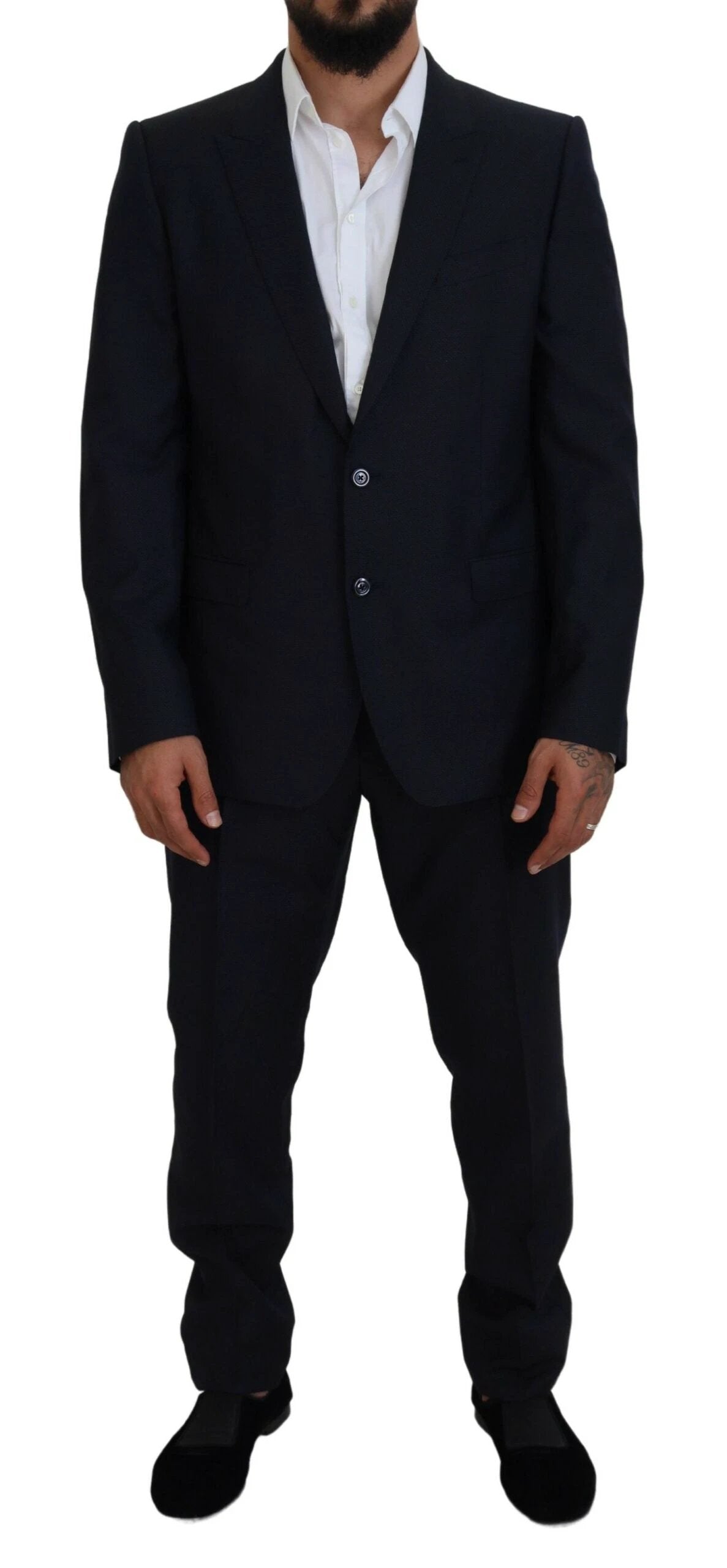 Dolce & Gabbana Blue Single Breasted 2 Piece MARTINI Suit by Dolce & Gabbana