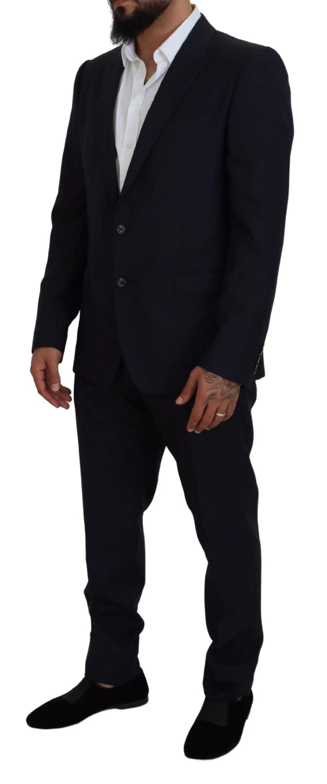 Dolce & Gabbana Blue Single Breasted 2 Piece MARTINI Suit by Dolce & Gabbana