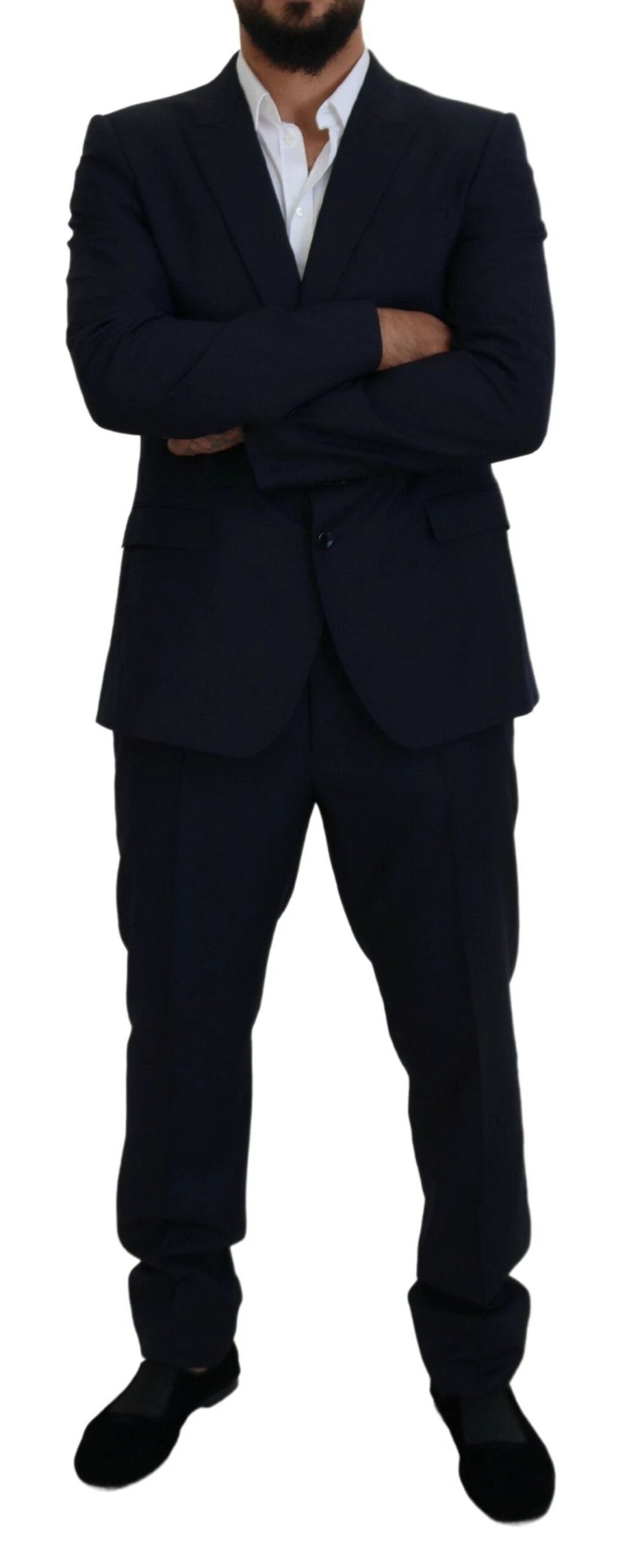Dolce & Gabbana Blue Single Breasted 2 Piece MARTINI Suit by Dolce & Gabbana