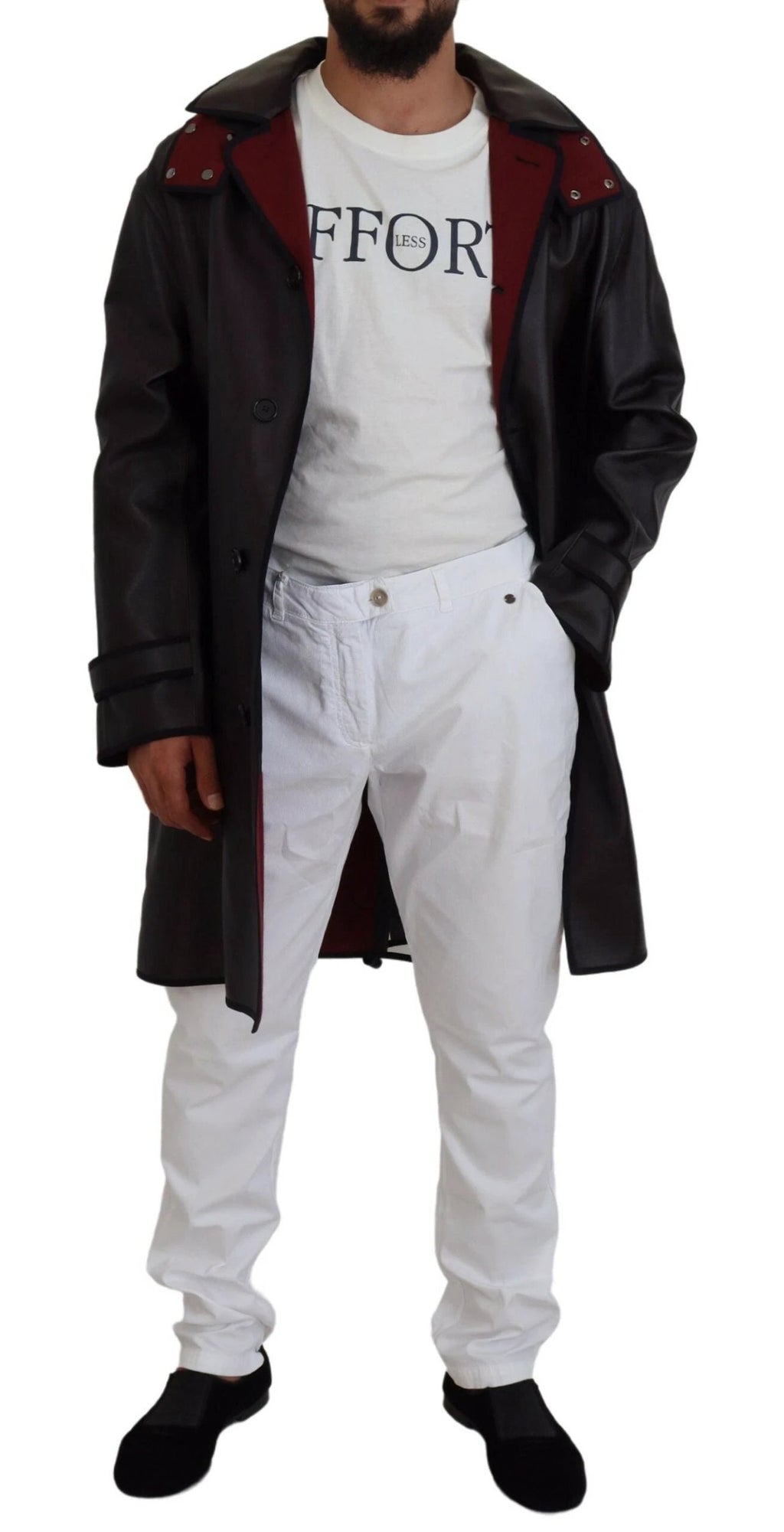Dolce & Gabbana Black Trench Hooded Parka Cotton Jacket by Dolce & Gabbana