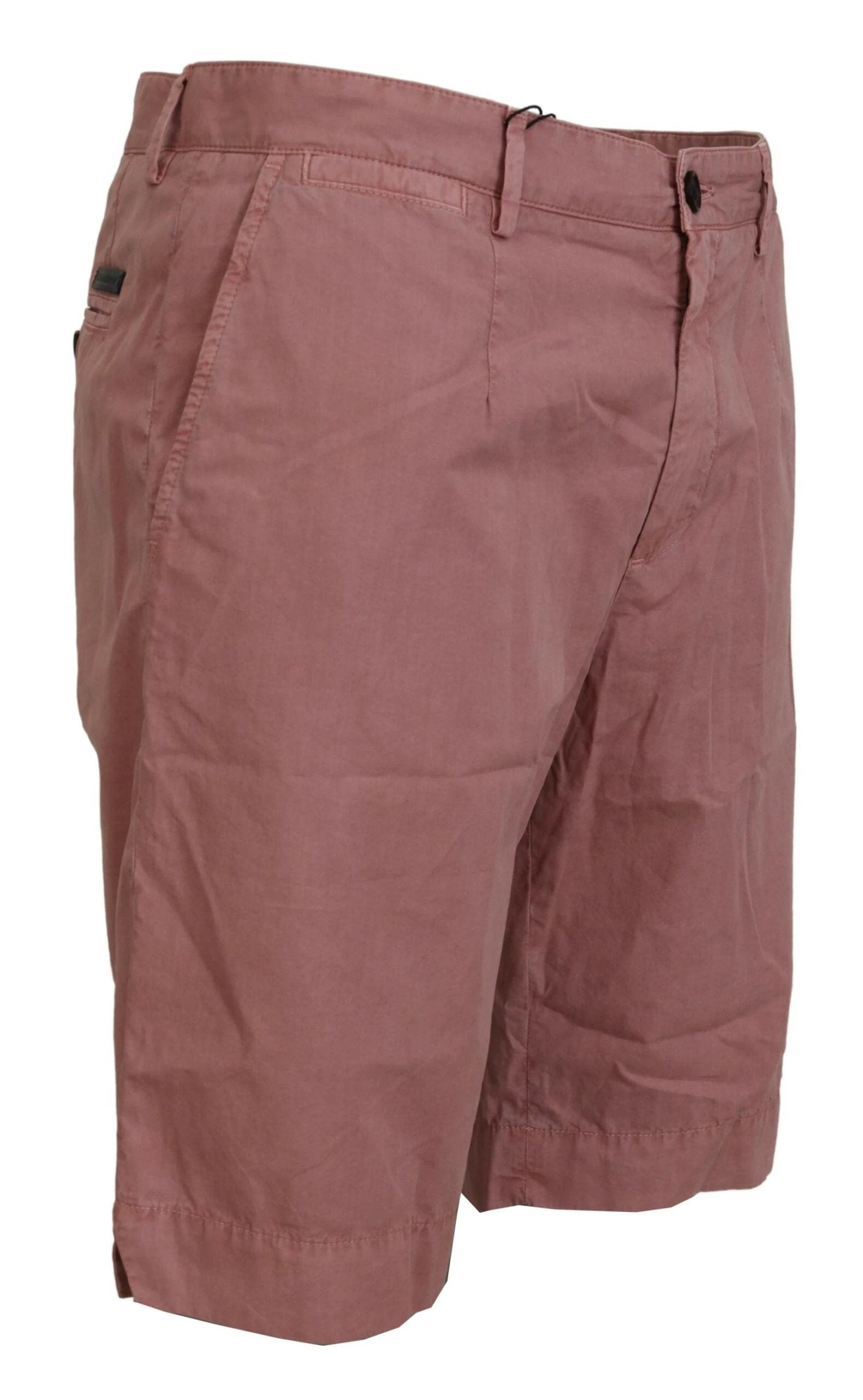 Dolce & Gabbana Pink Chinos Cotton Casual Mens Shorts by Dolce & Gabbana