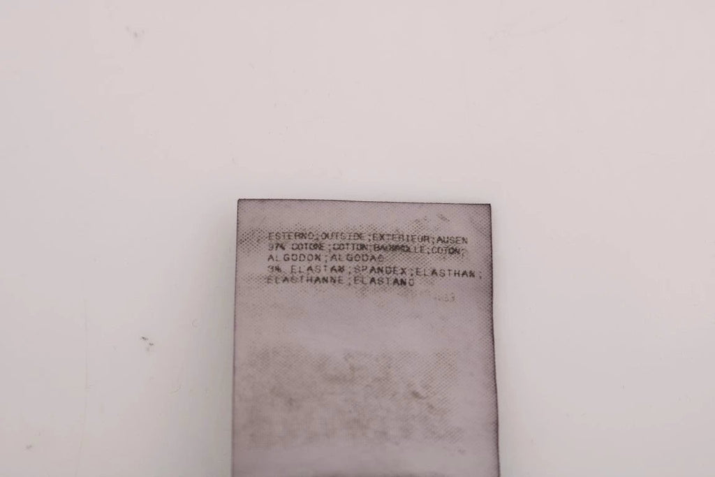 Costume National Black Slim Fit Cotton Stretch Pants by Costume National