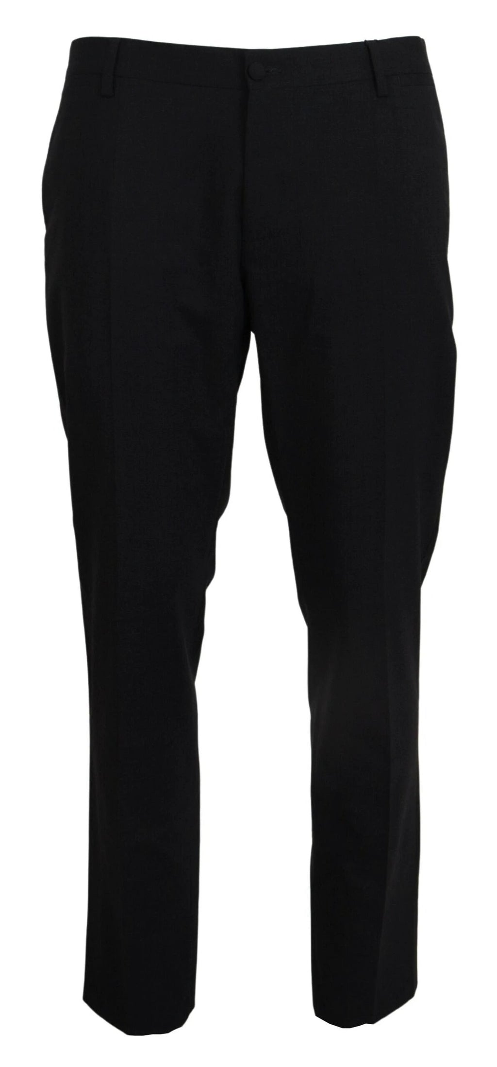 Dolce & Gabbana Gray Wool Stretch Dress Formal Slim Fit Pant by Dolce & Gabbana