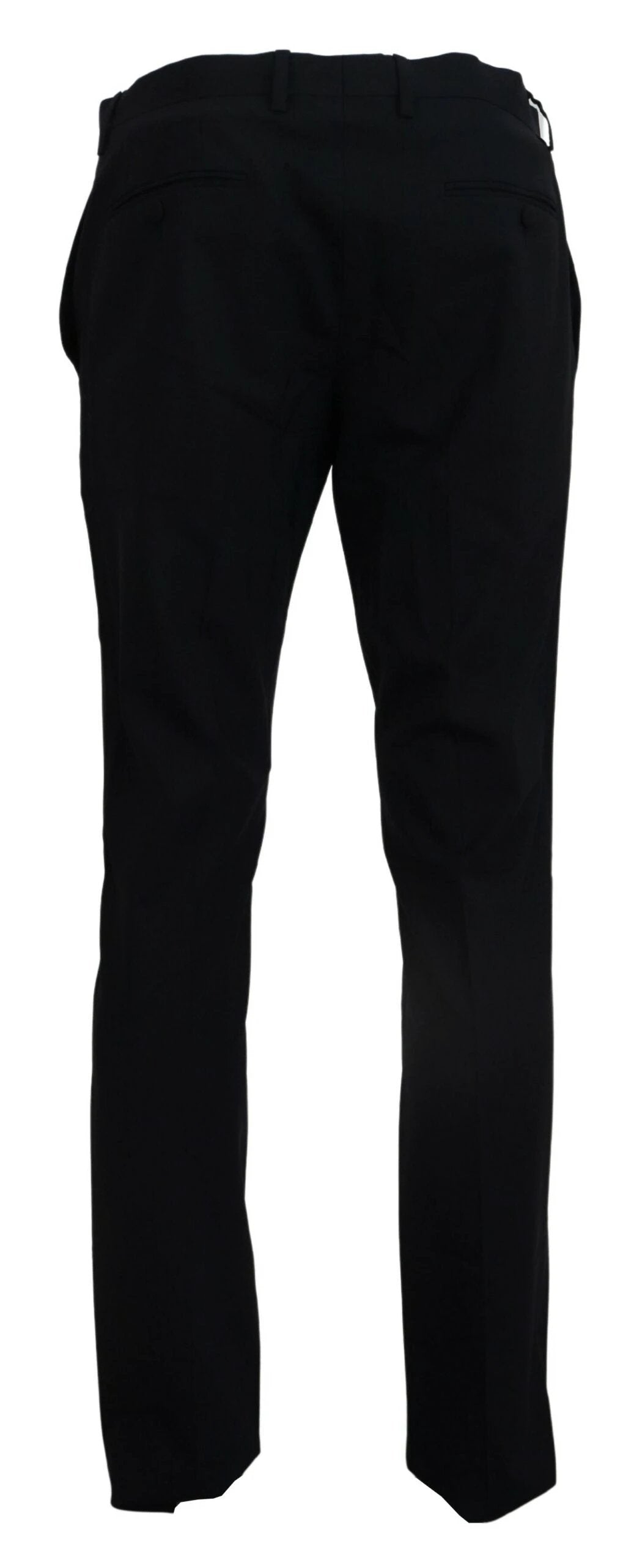 Dolce & Gabbana Blue Wool Stretch Dress Formal Slim Fit Pant by Dolce & Gabbana