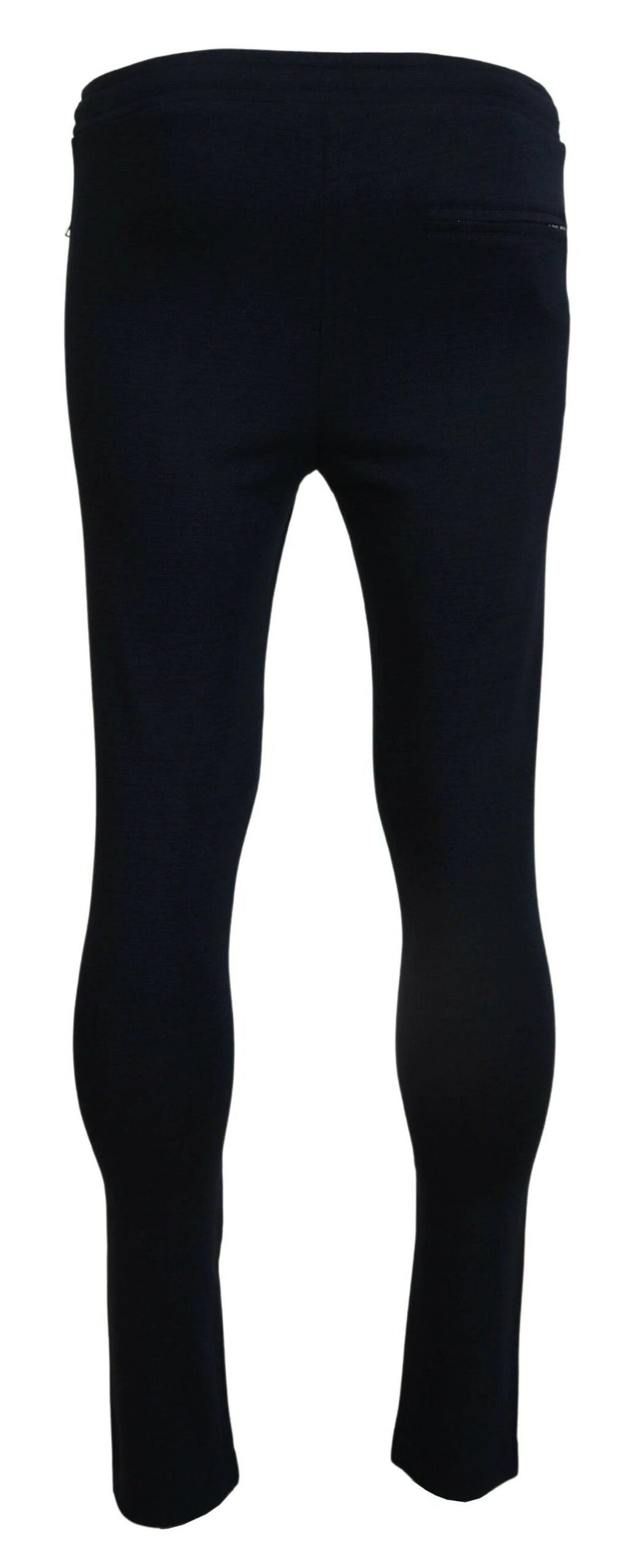 Dolce & Gabbana Blue Mens Sport Cotton Sweatpants Pants by Dolce & Gabbana