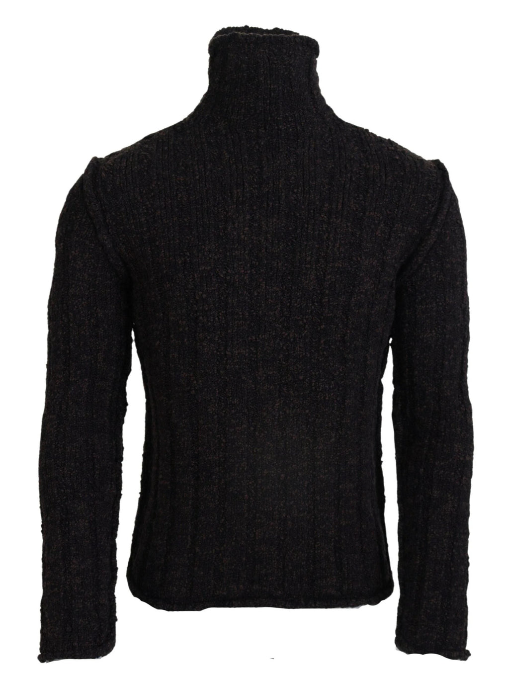 Dolce & Gabbana Brown Wool Knit Turtleneck Pullover Sweater by Dolce & Gabbana