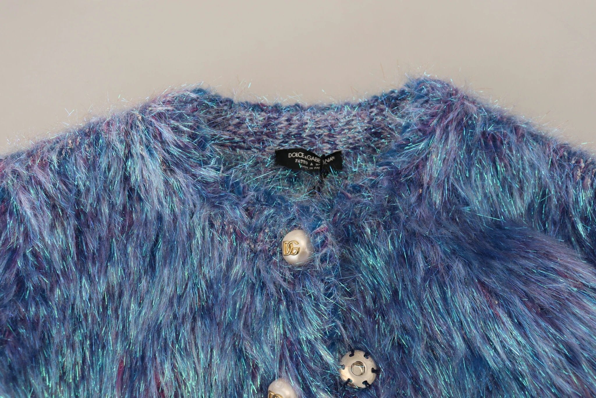 Dolce & Gabbana Multicolor Polyester Fringes Coat Jacket by Dolce & Gabbana