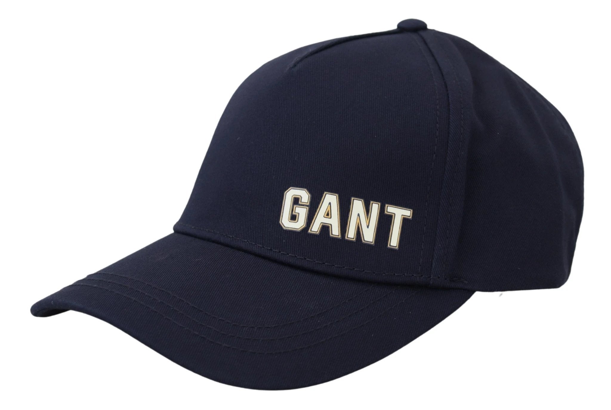 Gant Blue Cotton Logo Print Baseball Cap Casual Hat by Gant