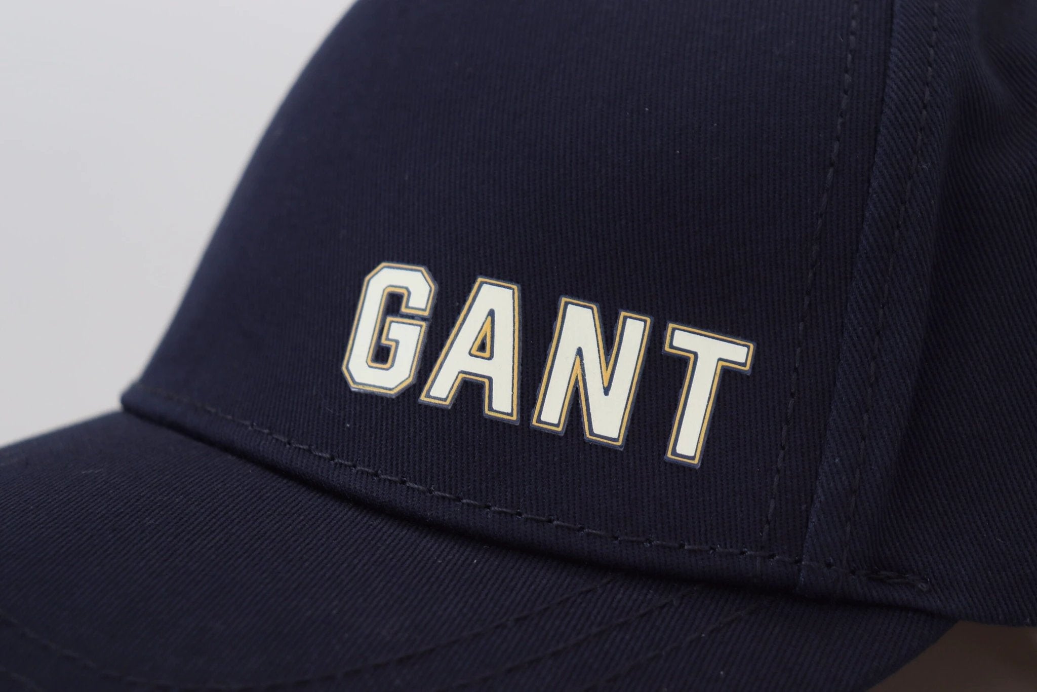 Gant Blue Cotton Logo Print Baseball Cap Casual Hat by Gant