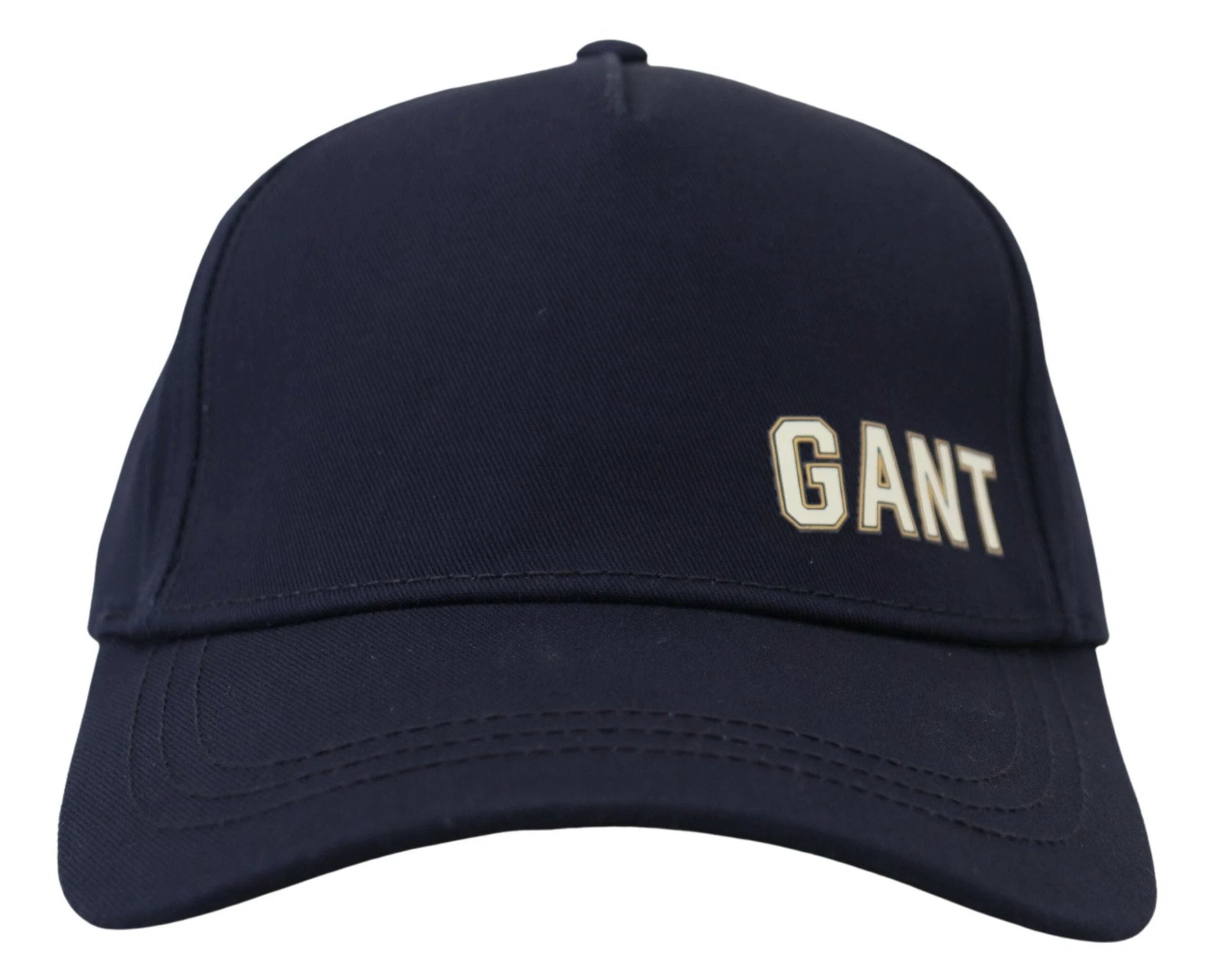 Gant Blue Cotton Logo Print Baseball Cap Casual Hat by Gant