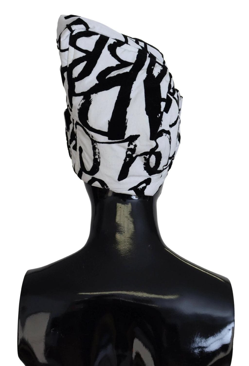 Dolce & Gabbana White Printed Nylon Women Winter Beanie Cap Hat by Dolce & Gabbana