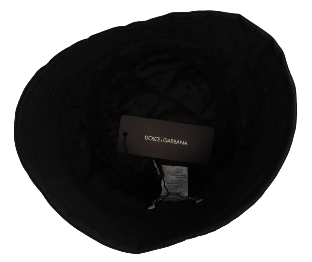 Dolce & Gabbana Black Nylon Women Bucket Cap Hat by Dolce & Gabbana