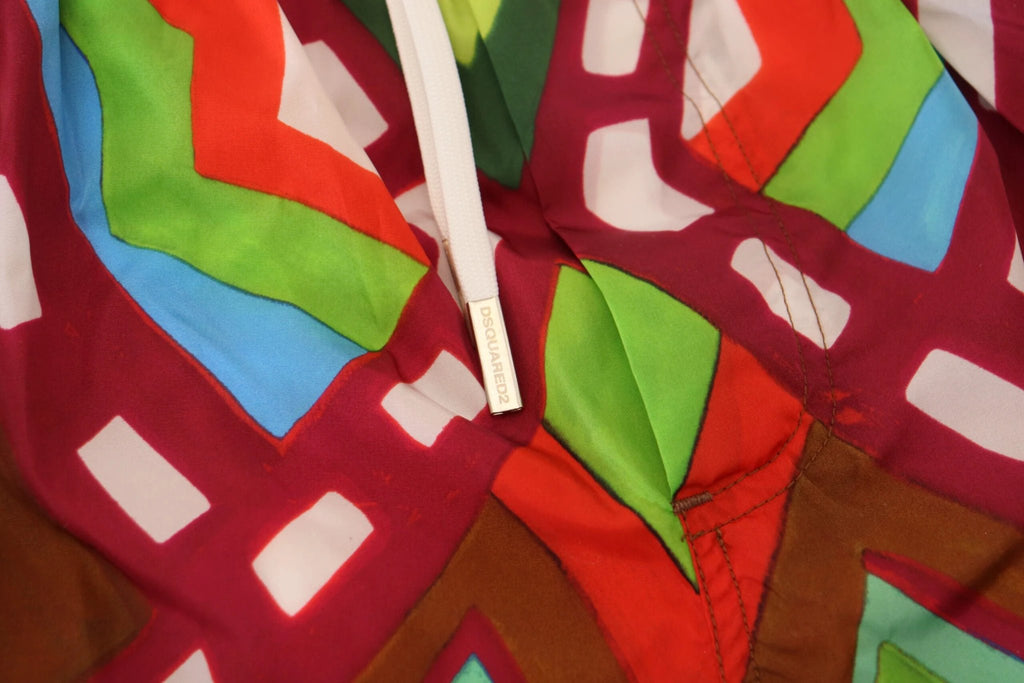 Dsquared² Multicolor Printed Men Beachwear Shorts Swimwear by Dsquared²