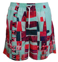 Dsquared² Multicolor Printed Beachwear Shorts Swimwear by Dsquared²