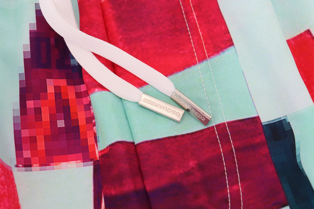 Dsquared² Multicolor Printed Beachwear Shorts Swimwear by Dsquared²