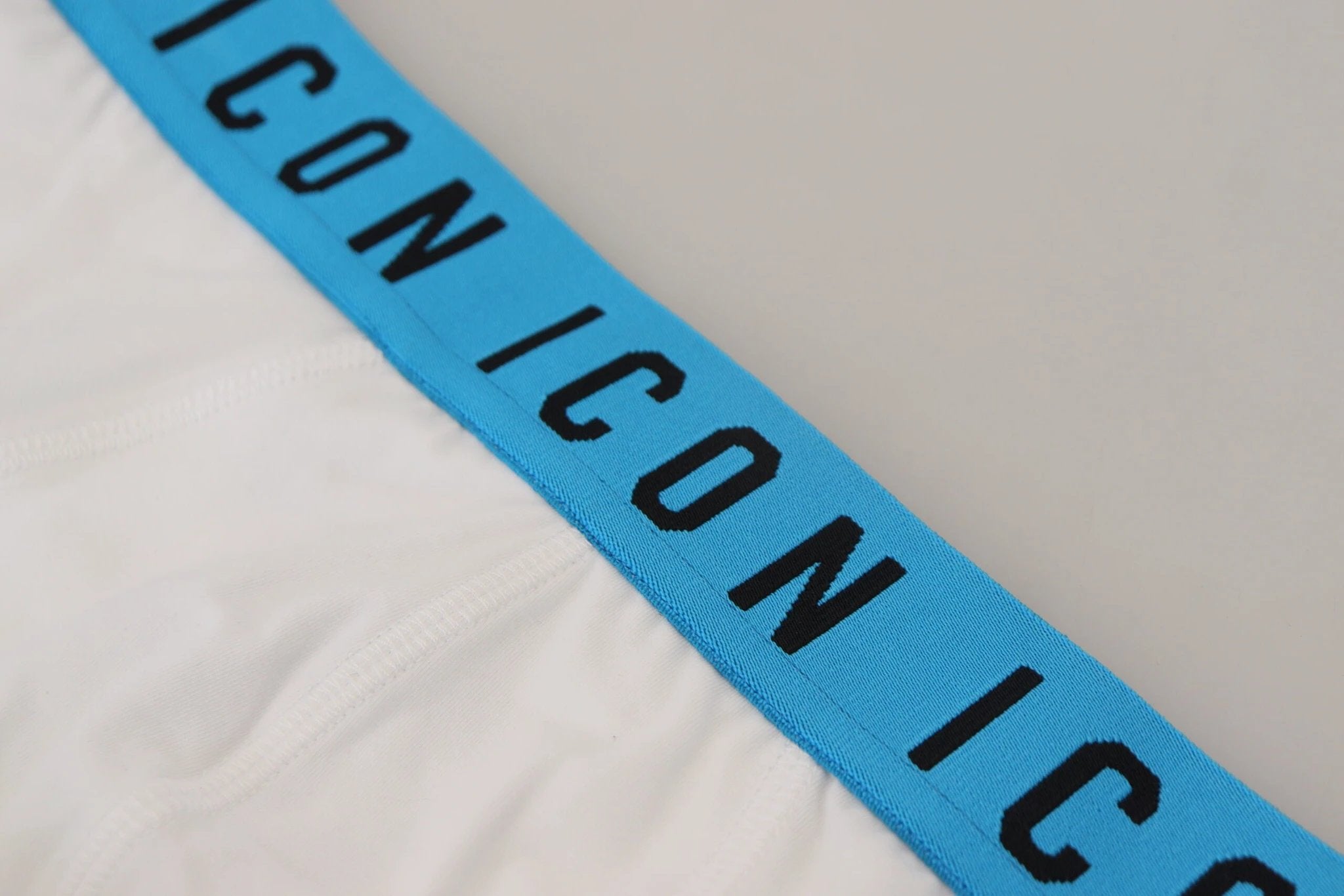 Dsquared² White Icon Logo Cotton Stretch Men Brief Underwear by Dsquared²