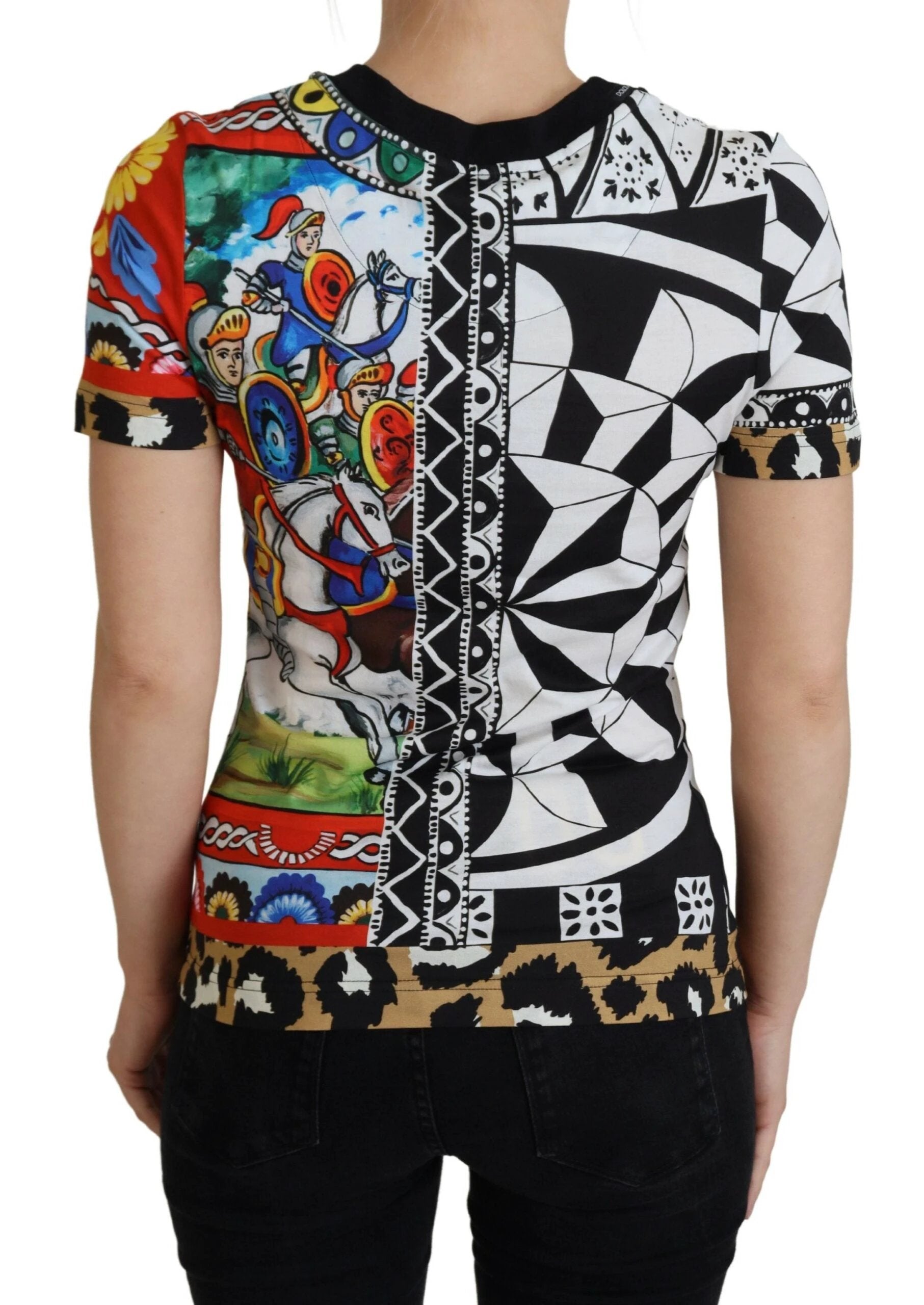 Dolce & Gabbana Multicolor Printed Women Exclusive Shirt Top by Dolce & Gabbana