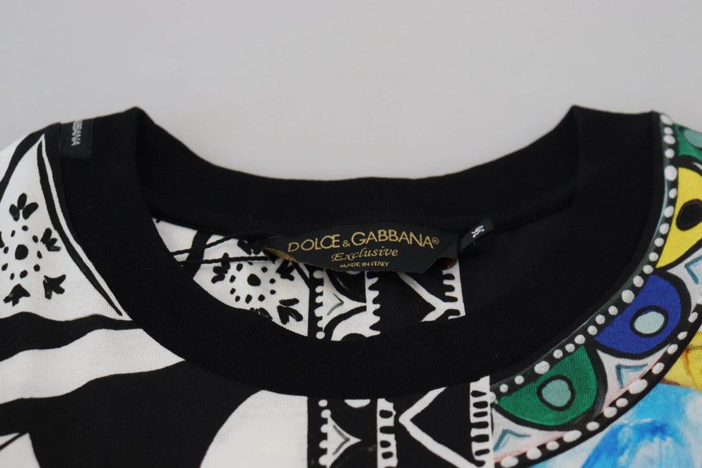 Dolce & Gabbana Multicolor Printed Women Exclusive Shirt Top by Dolce & Gabbana