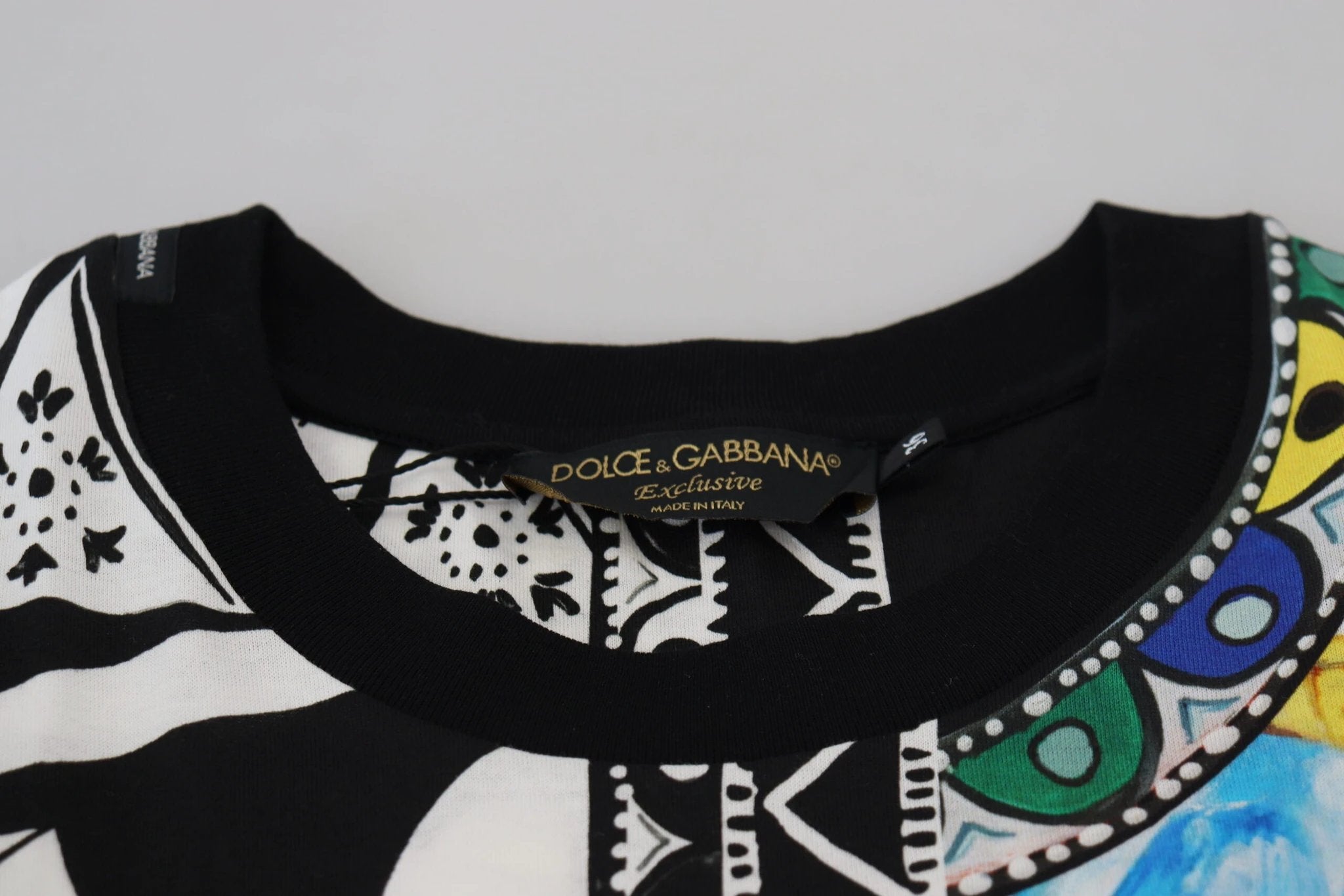 Dolce & Gabbana Multicolor Printed Women Exclusive Shirt Top by Dolce & Gabbana